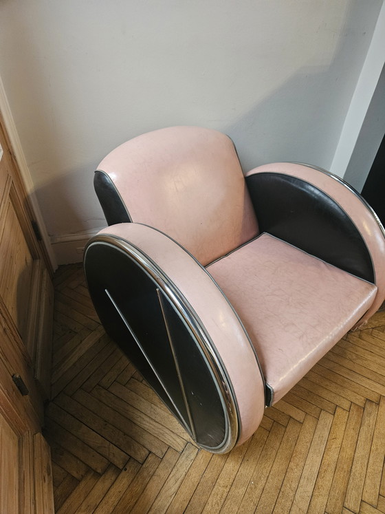 Image 1 of Woonkamer van Donal Deskey (bank + fauteuil)