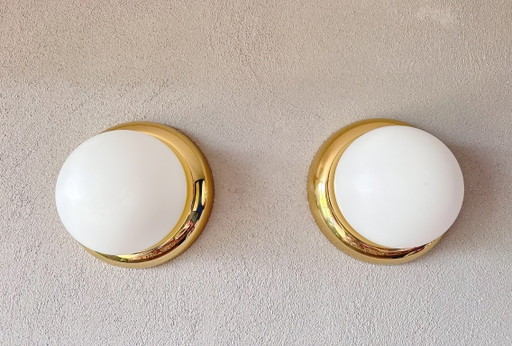Vintage paar wandlampen Kaiser Leuchten