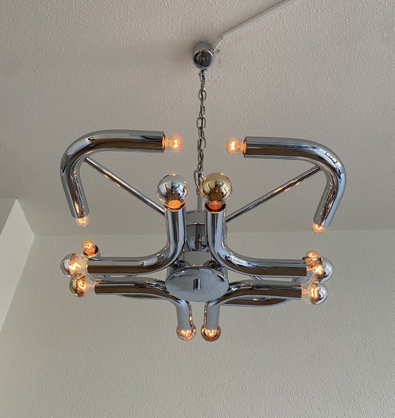 Image 1 of Vintage Sciolari ceiling lamp 70's