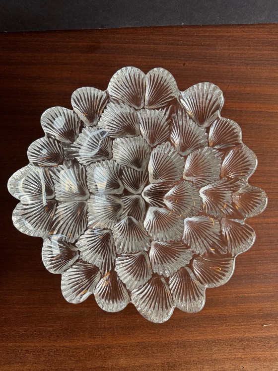 Per Lütken Crystal Musling Bowl Royal Copenhagen, Glass, Transparent (photo 6 of 8)