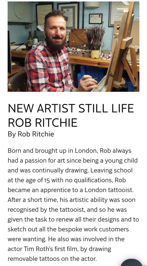 Image 1 of Still life with champagne and strawberries by Rob Ritchie