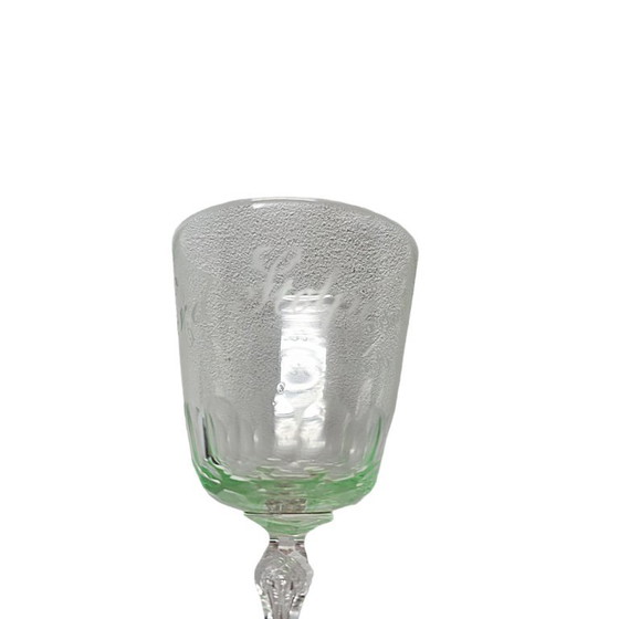 Verre à vin ancien en cristal d'uranium, Amsterdam, datant de 1883 – Verres et carafes, Glass (photo 5 of 8)