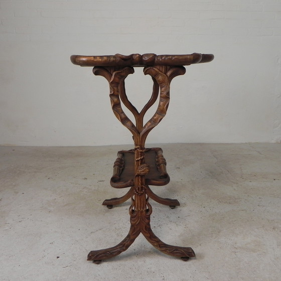 Image 1 of Jugendstil-Teetisch im Stil von Emile Galle