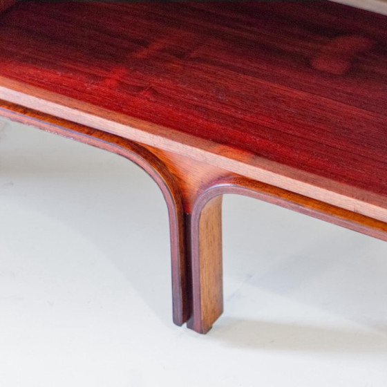 Image 1 of 1 aparador italiano moderno Frattini para Bernini, años 50, con puertas corredizas de madera.