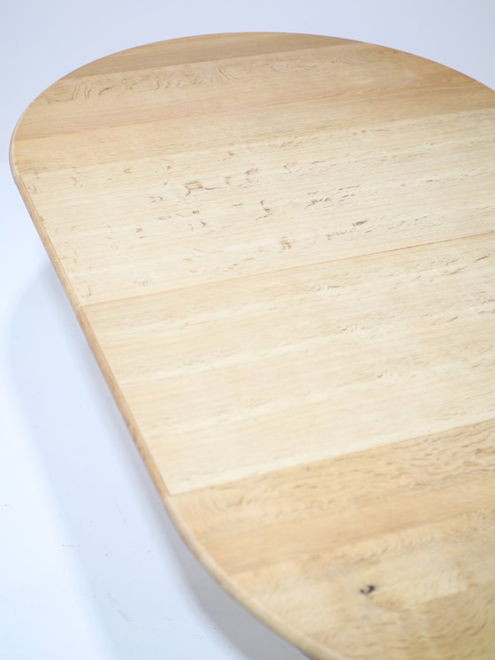 Image 1 of Uitschuifbare eettafel Kjaernulf eiken Deens vintage