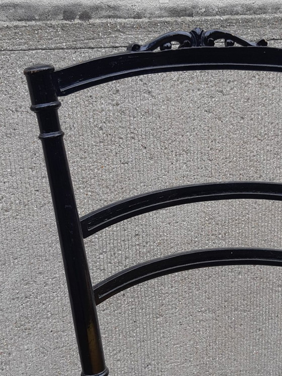 Image 1 of Coppia di sedie Napoleone III in legno annerito