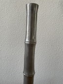 Candelabro de bambú estilo Hollywood Regency