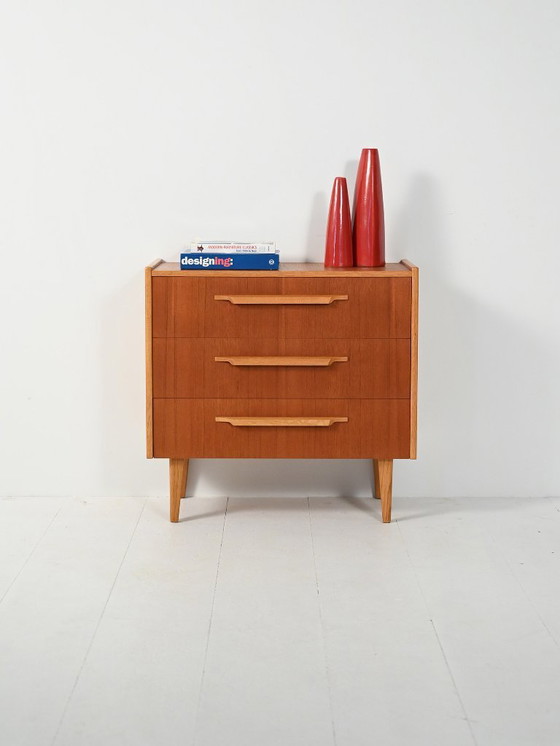 Image 1 of Scandinavian Chest of Drawers ’50s–’60s in Teak and Oak