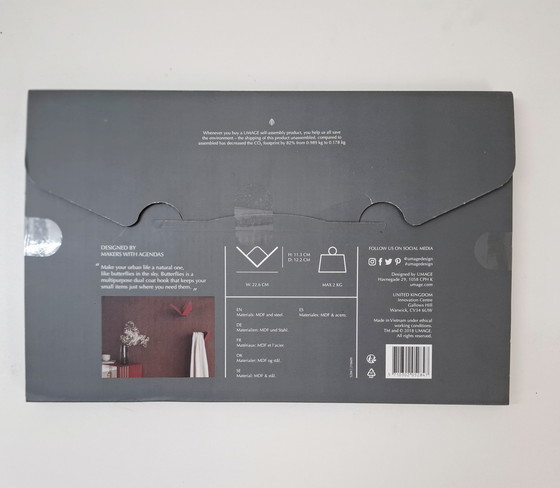 Image 1 of 6 x Umage butterflies ruby red Brand New Items