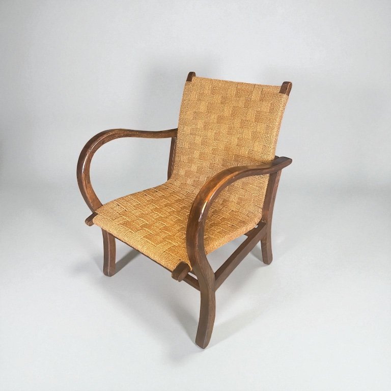 Erich Dieckmann Original Bauhaus-Sessel Um 1925. Eine Designikone Im Ausgezeichnetem Zustand.