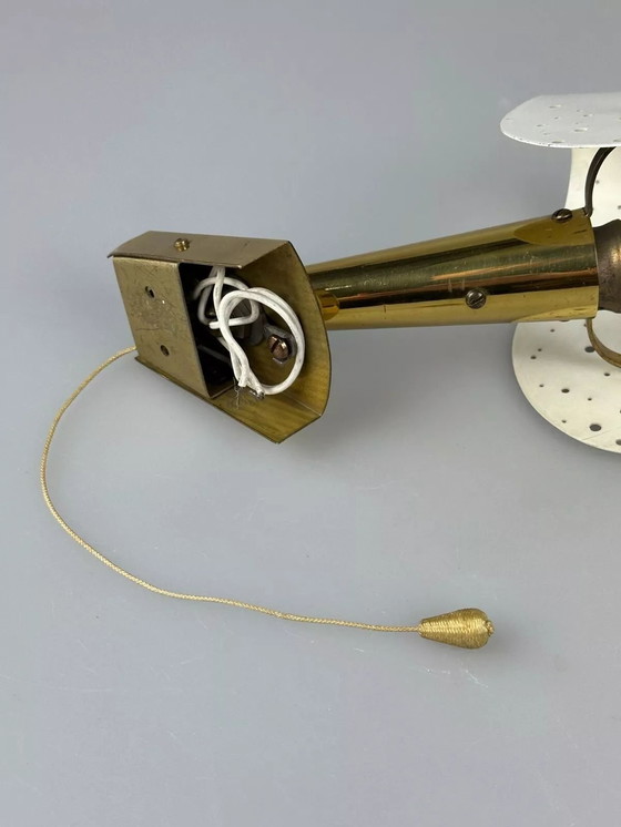 Image 1 of Lámpara de pared de los años 50 y 60 de Ernest Igl para Hillbrand Brass &amp; Metal Design