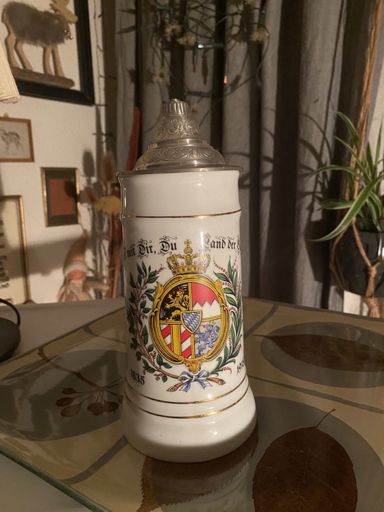 Image 1 of Boccale da birra, boccali da birra vintage, Baviera, Germania