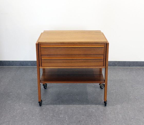 Image 1 of Table de couture / table d'appoint 1960S Horn Moebel