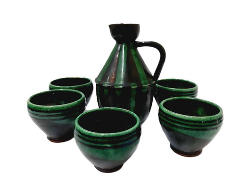 Juego de té/café de cerámica vintage