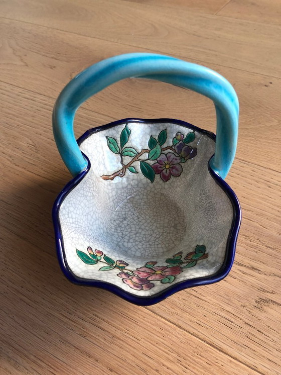 Image 1 of Panier - Emaux De Longwy 