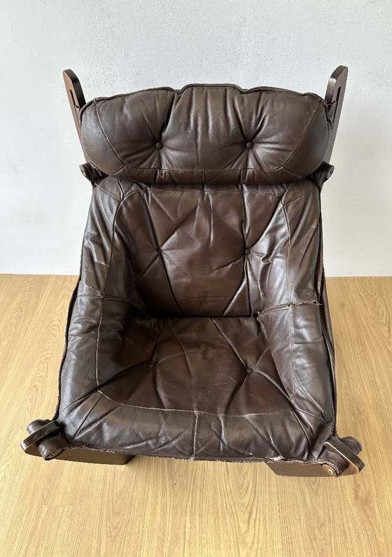 Image 1 of Der Sessel Luna wurde in den 70er Jahren von O. Knutsen entworfen.