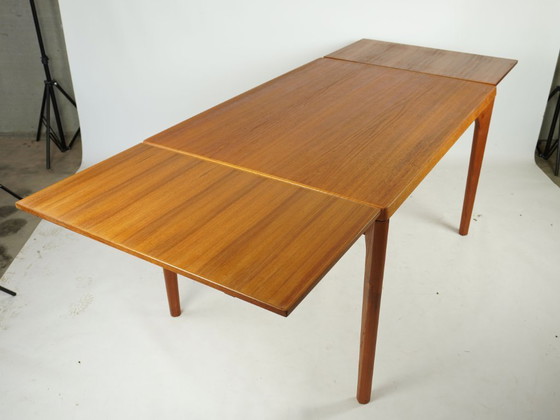Image 1 of Teak dining table by Henning Kjærnulf for Vejle Stølefabrik, 1960s