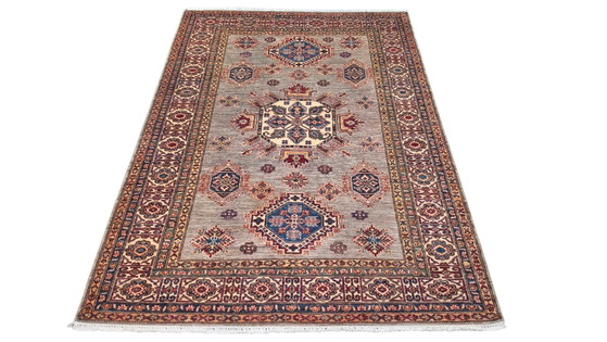 Image 1 of Handmade oriental wool Ziegler Kazak carpet New! 168x237cm