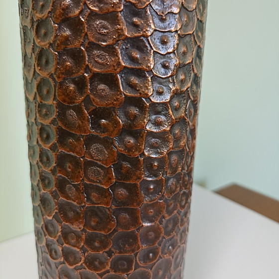 Vintage Brutalistische Bronzen Vaas – Carl Auböck (Wenen) – Carl Aubock, Vazen (photo 2 of 9)