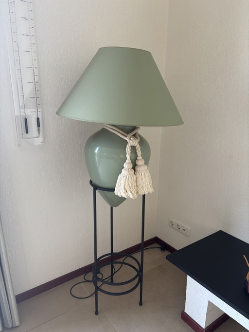 Set di 2 lampade da terra di design François Chatain vintage – vloerlampen, Ceramic, Metal (photo 2 of 5)