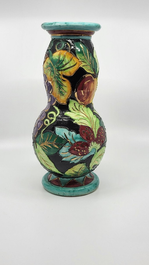 Vase Vallauris aus Keramik Francais French Riviera 1970