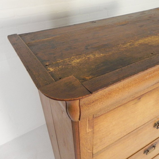 Image 1 of Ladekast Met 5 Laden en 1 Klep, Chiffoniere, Eind 19e Eeuw