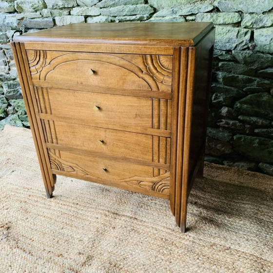 Vintage Art Deco Ladekasten – Hout (photo 11 of 11)