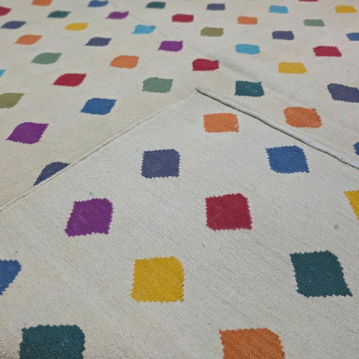 Tapiz de lana y algodón hecho a mano: estilo 'Opium 2000' de Damien Hirst – vloerkleden en tapijten, Wool (photo 2 of 10)