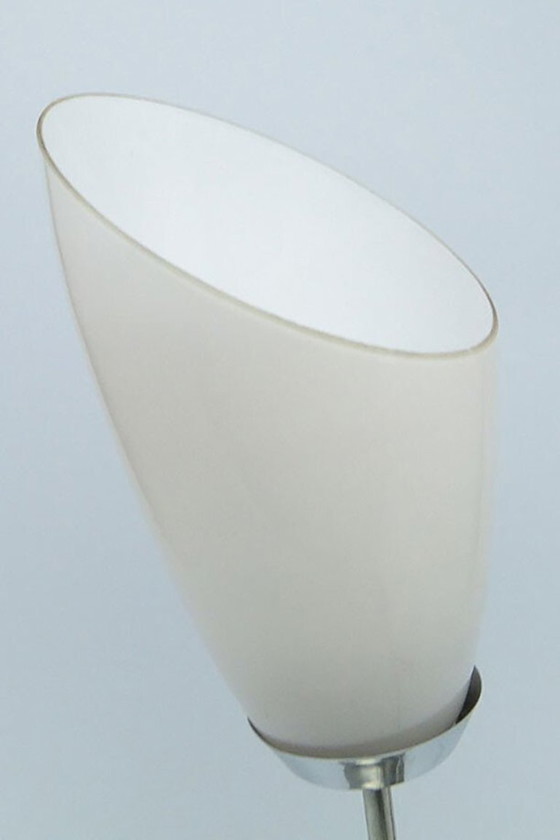 Pop Art Bedside Lamp From Polam, Poland, 1960s – Table lamps, Glass, Metal (photo 11 of 16)