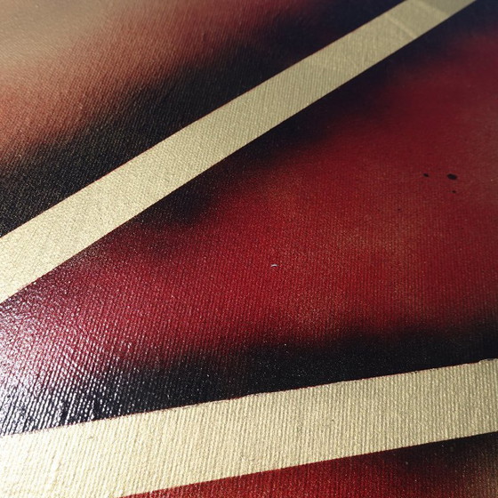 Image 1 of Abstraction A955 - Tableau abstrait prêt à accrocher XXL