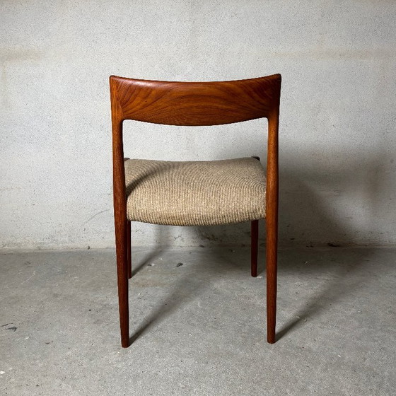Image 1 of 6x Chaises de salle à manger modèle 77 Niels O. Møller Vintage danois