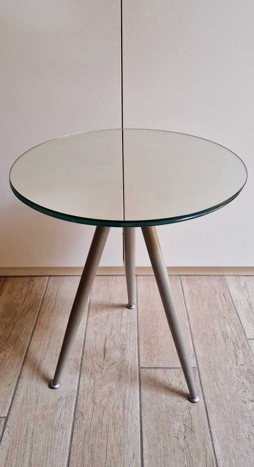 Table basse Pyramide en verre