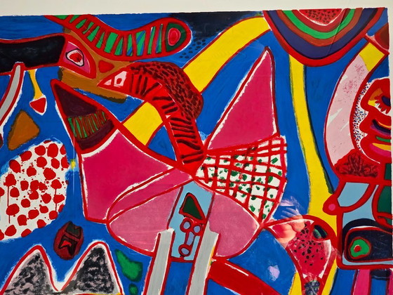 Image 1 of Corneille - Tuin der Lusten / Jardin des Delices XXL Groot - Handgesigneerd - 1991 - 11/50