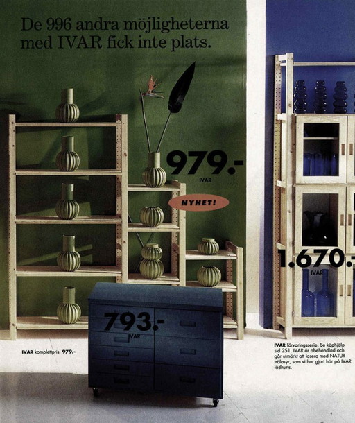 Vintage Retro Ikea Optimum Vase 1990 Postmodern