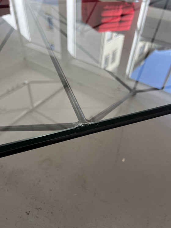 Image 1 of B&B Italia Alanda coffee table glass table 80s Paolo Piva designer table vintage