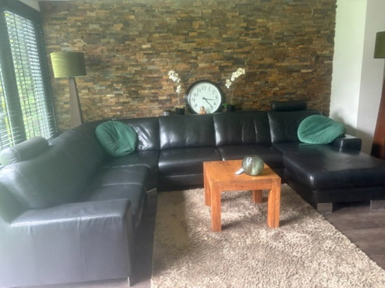 Genuine Leather Sofa – Seating area, Metal (photo 4 of 5)