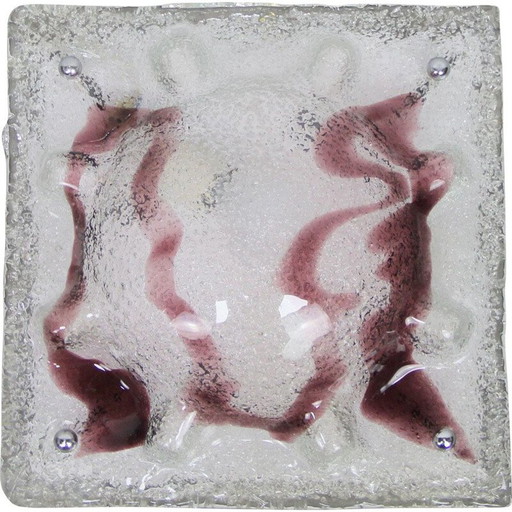 Vintage Murano glass ceiling lamp, 1970