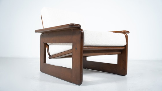 Image 1 of Mid-Century Modern Pair Of Armchairs, Italy, 1960S - New Upholstery