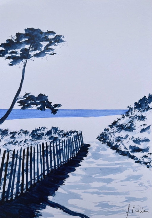 Artist's sketch 21x15cm