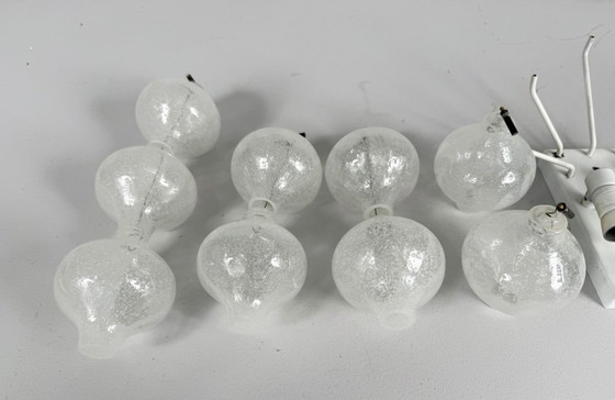 Image 1 of Ensemble de 2 appliques murales, modèle : « Tulipan 9 WA » pour KALMAR FRANKEN KG, Autriche, années 1960