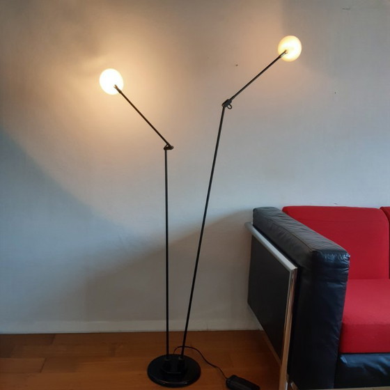 Image 1 of Lampada da terra a due bracci orientabili Pola Design Amstelveen, stile Memphis