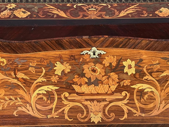 Secretaris uit de tijd van Napoleon III. – Bureau, Bronze, Wood (photo 6 of 9)