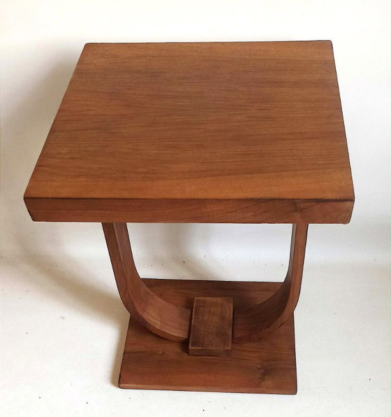 Image 1 of Art Deco side table, 56 cm high