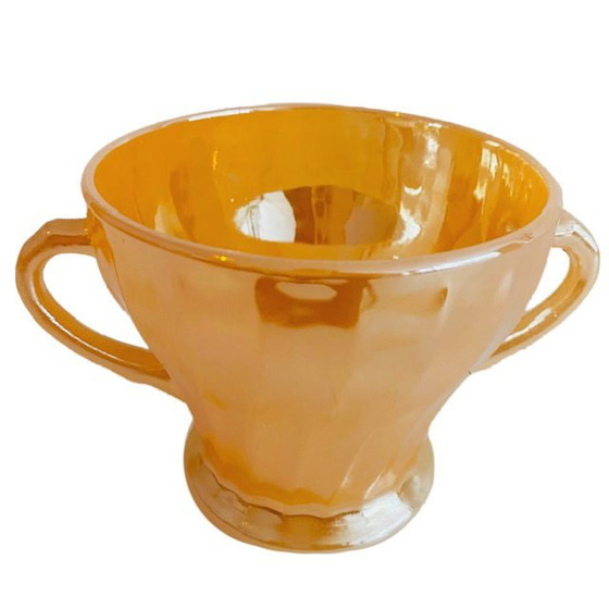 Image 1 of Service à crème vintage Anchor Hocking Fireking 1950s