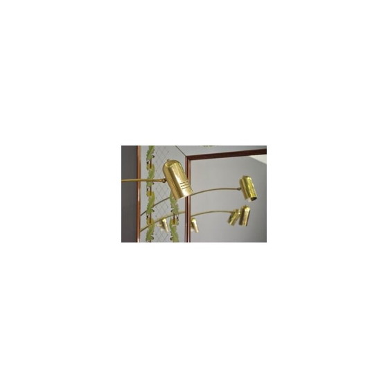 Image 1 of Vintage brass floor lamp, 1970s