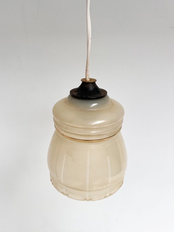 Lampada da soffitto vintage perlata, anni '60 – Lampade a sospensione, Metal (photo 5 of 6)