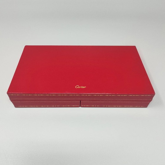 Scatola per carte da gioco Cartier degli anni '70 - Oggetto da collezione vintage di lusso francese (photo 8 of 8)