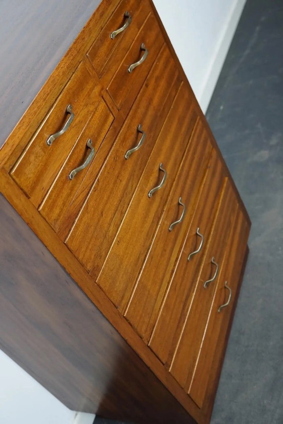 Image 1 of Cabinet de dentiste ancien en acajou, Amsterdam vers 1930