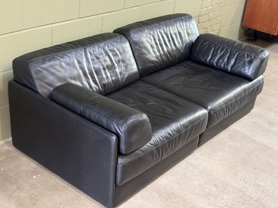 De Sede DS-76 Daybedbank/Sofa van zwart leer – Leather (photo 10 of 15)