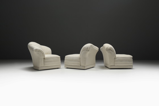 Image 1 of Very Rare Vagues/Waves Modular Sofa by Hans Hopfer for Roche Bobois France